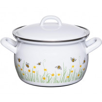 Тенджера Riess Country Bee, масивен емайл, Ø 22 см, 4.5 л