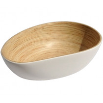 Купа Bibol White M, бамбук, мат, 29 см