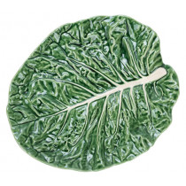 Плато Cabbage, Bordallo Pinheiro, дизайнерска керамика, 37 см