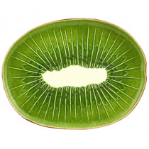 Плато Kiwi Tropical Fruits, Bordallo Pinheiro, дизаѝнерска керамика, 40.2 х 31.1 см