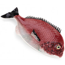 Плато Fish, Bordallo Pinheiro, дизаѝнерска керамика, 51 х 29 см