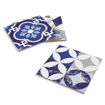 Подложки за сервиране Contento Mosaic Blue-Grey, комплект 4 бр.