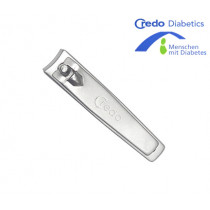 Нокторезачка Credo Diabetics, хромирана, мат, 5.8 см