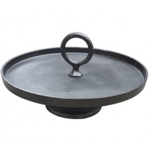 Поднос на стойка Home Accents Vintage, алуминиев, Ø 28 см