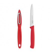 Комплект кухненски нож и белачка F. Dick ProDynamic Red