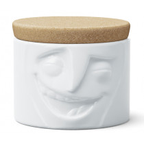 Буркан за съхранение Cheerful, Fiftyeight Products, дизайнерски порцелан, 900 мл, 12 х 13.4 см