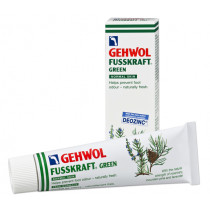 Балсам за крака Gehwol Fusskraft Grün, за нормална кожа, освежаващ, с масло от розмарин, планински бор и лавандула