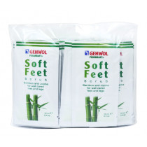 Скраб за крака Gehwol Fusskraft Soft Feet Bamboo & Jojoba, индивидуални сашета 30 бр. х 10 мл