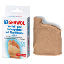 Възглавница за предната част на стъпалото и кокалчето на палеца на крака Gehwol, с еластичен бинт, размер М