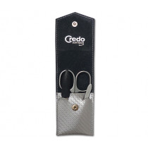 Несесер за маникюр Carbon, Credo Solingen, 3 части