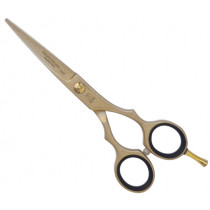 Фризьорска ножица за подстригване Zvetko BG Golden Color Line, 5.5" / 14 см
