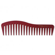 Гребен за стилизиране на коса Hercules Sägemann, Carbon C14 Red, 18 см