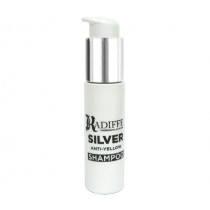 Шампоан за коса Kadiffe Silver Anti-Yellow, за поддръжка на светлоруси до пепеляворуси коси, 50 мл