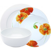 Сервиз за хранене Aronda Lola Poppy Blossom, Kahla, порцелан, 15 части