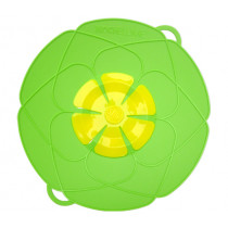 Капак срещу изкипяване Kochblume Green / Yellow, за съдове с Ø 14-24 см