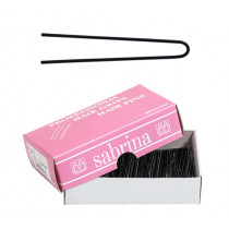 Фуркети Locatelli Strong Plain Black, прави, усилени, черни, 5.5 см, 200 гр.