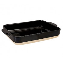 Тава Lurch Terra Nova M Black, каменна керамика, 29.8 x 20.7 x 5.1 см