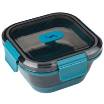 Кутия за храна и съхранение на продукти Lurch Airtight Box Petrol, херметическа, 500 мл, 13.8 x 13.8 см