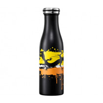 Термо шише Lurch Salamander Black, неръждаема стомана, 0.5 л