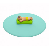 Предпазен капак за чаши Lurch Beach Boys Matze Matratze, силиконов, Ø10.5 см