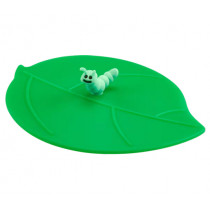 Предпазен капак за чаши Lurch Garden Caterpillar, силиконов, Ø 12.5 см