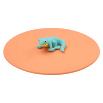 Предпазен капак за чаши Lurch Lucky Salamander Minty, силиконов, Ø 10.5 см