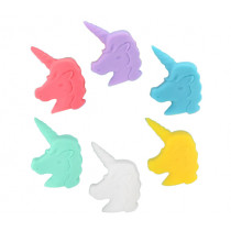Маркери за чаши Winkee Unicorn , силиконови,  комплект 6 бр.