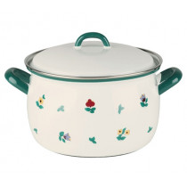 Тенджера Riess Gmundner Alpine Flower, масивен емайл, Ø 16 см, 1.5 л
