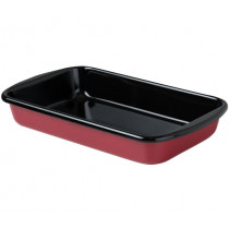 Тава за печене Riess Classic Red, масивен емайл, 35 x 23 см