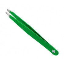Козметична пинсета Rubis Classic First Aid Green, скосена