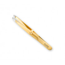 Пинсета Rubis Classic Comet Star Gold, скосена