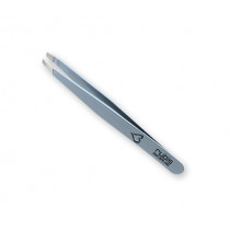 Пинсета Rubis Classic Heart Light Blue, скосена