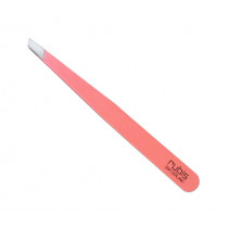 Козметична пинсета Rubis Classic Summer Pink, скосена