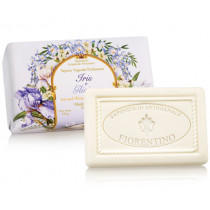 Натурален тоалетен сапун Saponificio Artigianale Fiorentino Iris e Glicine, 250 гр.