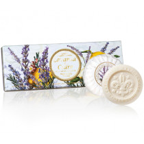 Натурални тоалетни сапуни Saponificio Artigianale Fiorentino Lavanda e Cedro, комплект 3 х 100 гр.