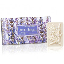 Тоалетни натурални сапуни Saponificio Artigianale Fiorentino Lavanda Toscana, комплект 3 х 125 гр.