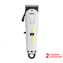 Машинка за подстригване Wahl Super Taper White, кабел и акумулатор