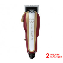 Машинка за подстригване на коса Wahl Legend Gold, кабел, с фиби и фуркети