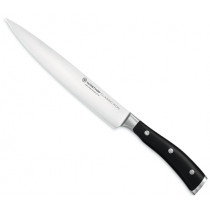 Готварски нож Wusthof Classic Ikon Black, Solingen, тясно острие 20 см