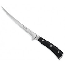 Нож за филетиране Wusthof Classic Ikon Black, Solingen, острие 18 см