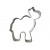 Форма кътър за сладки и соленки Kaiser Camel, 9 см