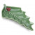Купа Holly Leaf, Bordallo Pinheiro, дизайнерска керамика, 27.5 х 15.5 см