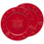 Чинии Snowflakes Red, Bordallo Pinheiro, керамика, комплект 2 бр., Ø 22 см
