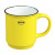 Чаша за кафе и чай Capventure Cabanaz Sunny Yellow, керамична, 180 мл