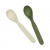 Лъжички Capventure Breeze Coconut & Olive green, бамбук, комплект 2 бр.