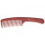 Гребен за разресване на коса Hercules Sägemann, Carbon C11 Red, 22.5 см