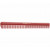 Гребен за подстригване Hercules Sägemann, Carbon C6 Red, 18 см