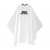 Фризьорска пелерина JRL Premium White, със силиконова яка