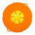 Капак срещу изкипяване Kochblume Orange / Yellow, за съдове с Ø 14-24 см