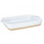 Тава Lurch Terra Nova S White, каменна керамика, 24.6 x 16.5 x 5.1 см